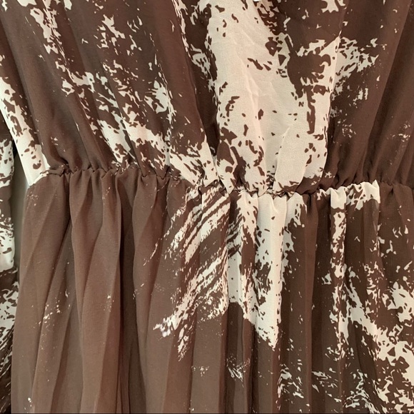 Antique Istanbul Maxi Dress with Tie Neck & Long Sleeves - Picture 4 of 8